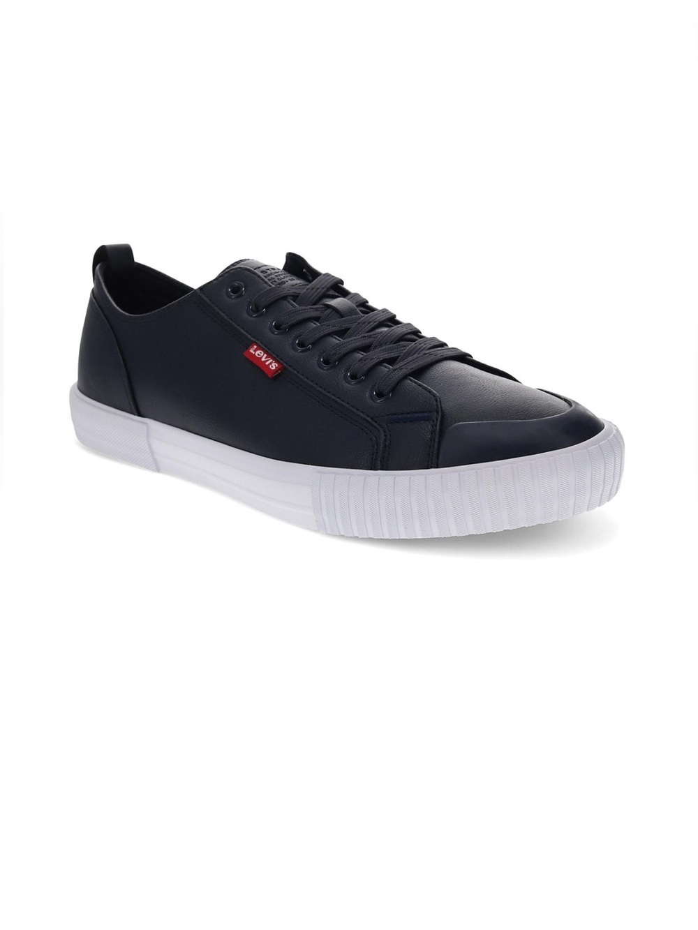 Levi's Men's Ankin Black and worn White Low-Top Sneakers size 13